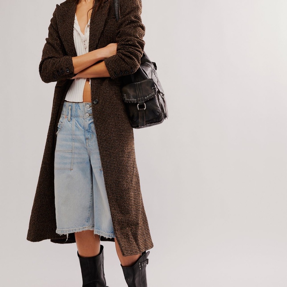 Free People Hailey Tweed Duster NWT - Picture 1 of 5